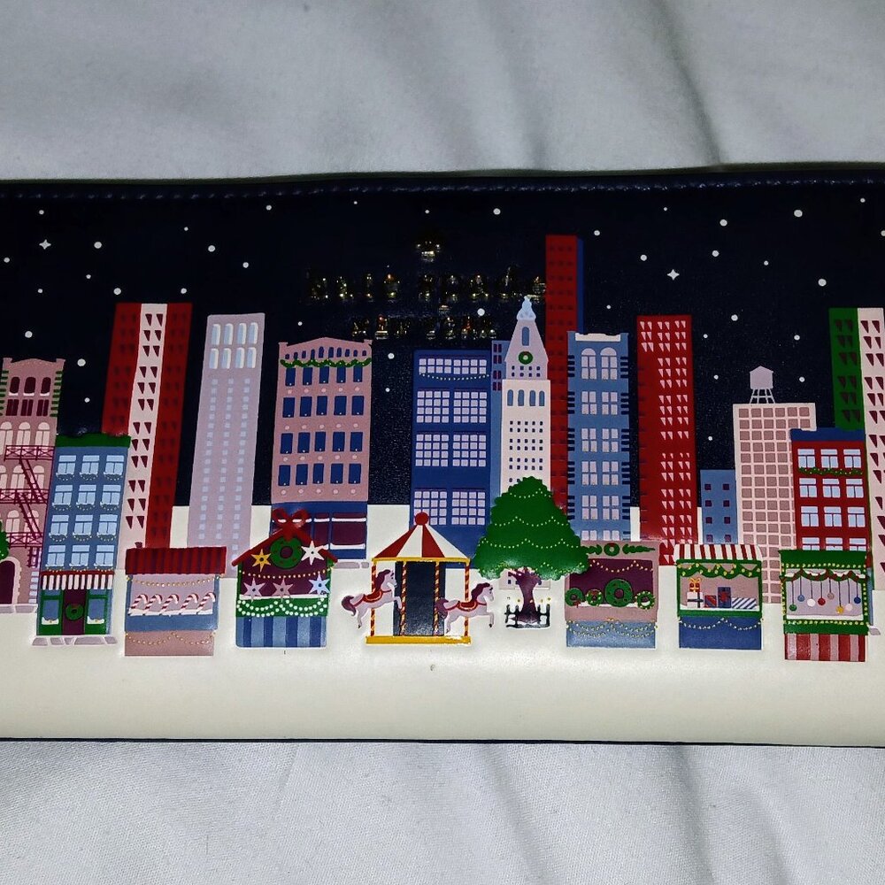 Kate Spade Winter Wonders bifold waller
